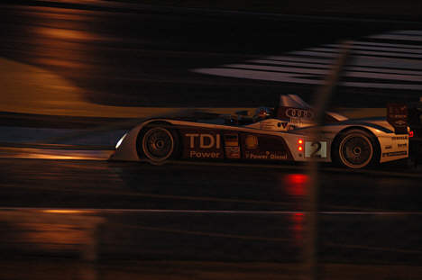 Tom's Audi nummer 2 under onsdags træningen.
(Foto: Motorsporten.dk)
